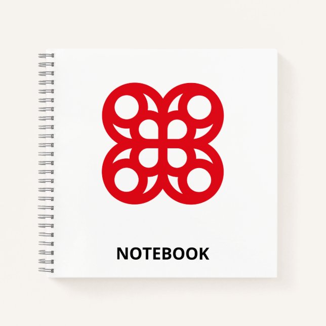 Cuaderno Geométrico abstracto moderno (Anverso)