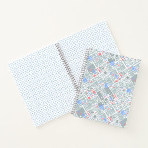 Cuaderno Geométrico abstracto moderno.