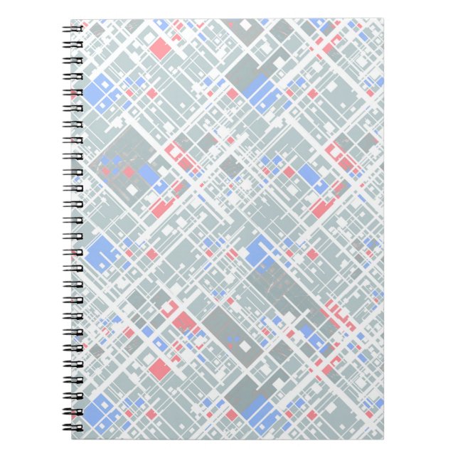 Cuaderno Geométrico abstracto moderno. (Frente)