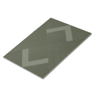 Cuaderno geométrico de flechas verde musgo – Perso