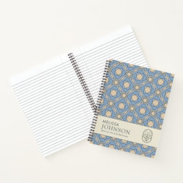 Cuaderno geométrico de mosaico elegante