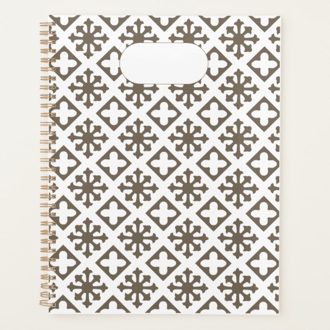 Cuaderno Geométrico Elegante (Anverso)