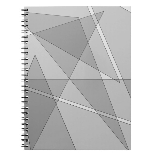Cuaderno Geométrico gris (Frente)