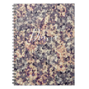 Cuaderno Geométrico gris beige