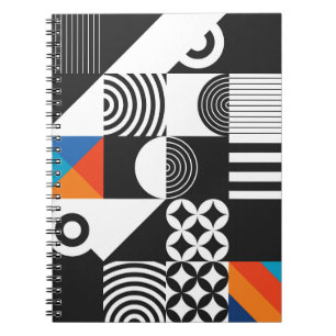 Cuaderno Geométrico moderno de estilo escandinavo
