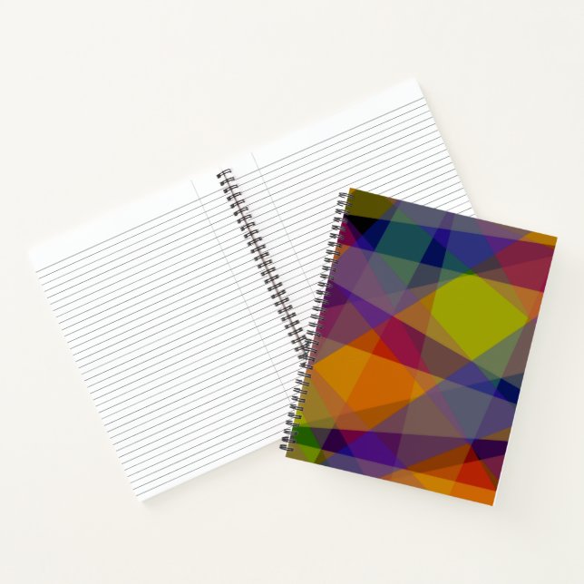 Cuaderno Geométrico Oscuro (Interior)
