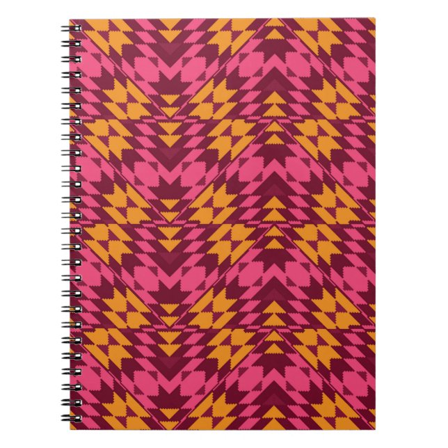 Cuaderno Geométrico sin tiempo: patrón sin foco (Frente)