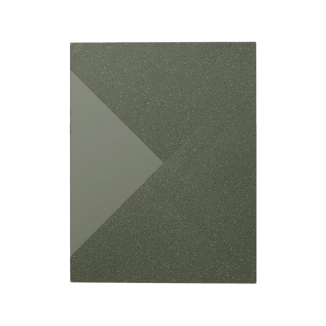 Cuaderno Geométrico Verde Musgo Moderno – Personal (Lado Izquierdo)