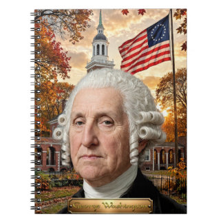 Cuaderno George Washington: 1er Presidente de EE. UU.