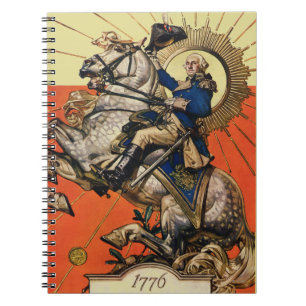 Cuaderno George Washington a caballo