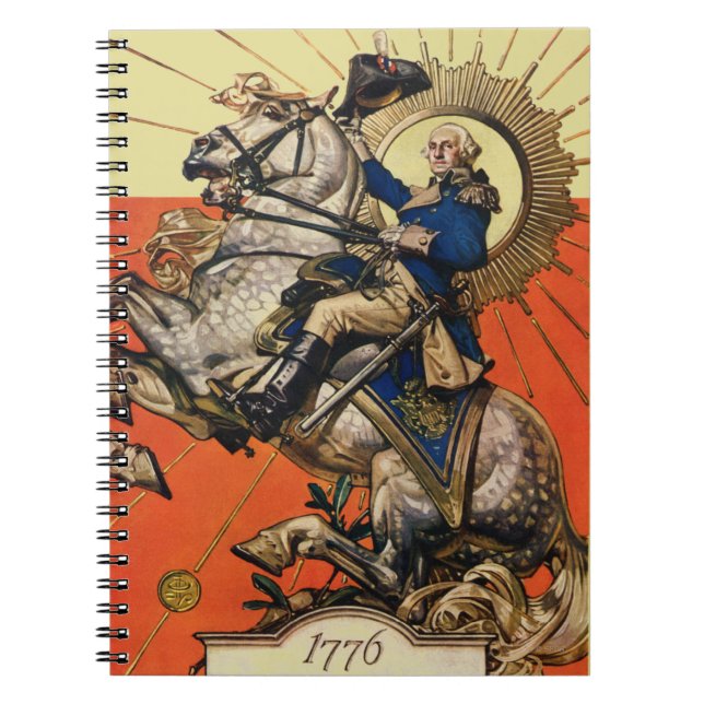 Cuaderno George Washington a caballo (Frente)