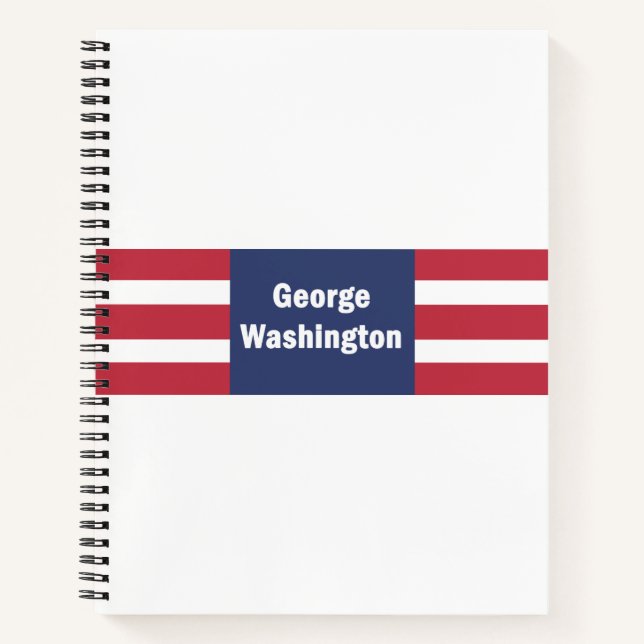 Cuaderno George Washington Spiral Notebook (Anverso)