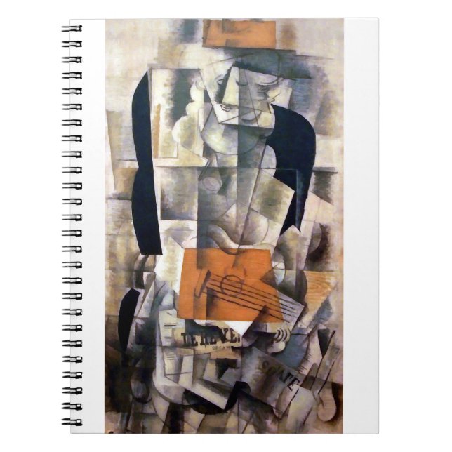 Cuaderno Georges Braque Woman con guitarra (Frente)