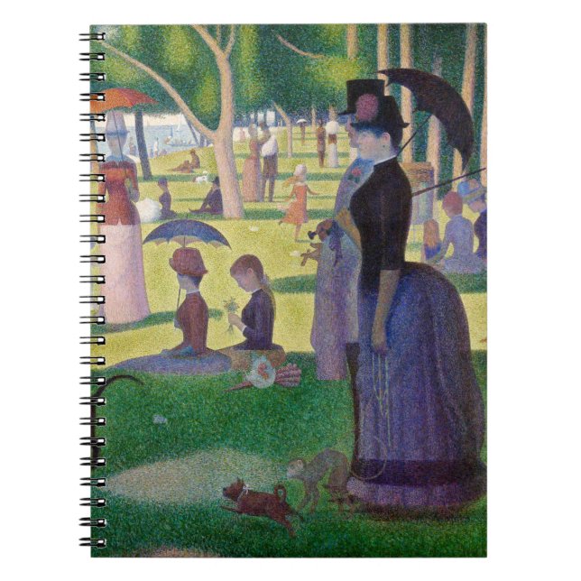 Cuaderno Georges Seurat - Domingo en La Grande Jatte (Frente)