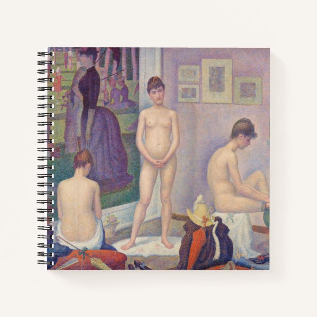 Cuaderno Georges Seurat - Las modelos (Anverso)