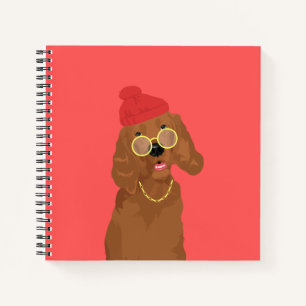 Cuaderno Georgie The Rapper Irish Setter Dog