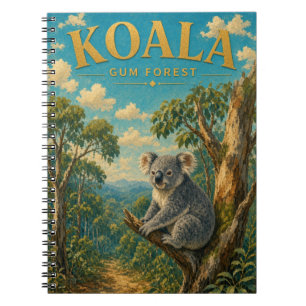 Cuaderno GeoSaga Bosque de Goma de Koala Acuarela
