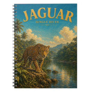 Cuaderno GeoSaga de acuarela del río de la selva d