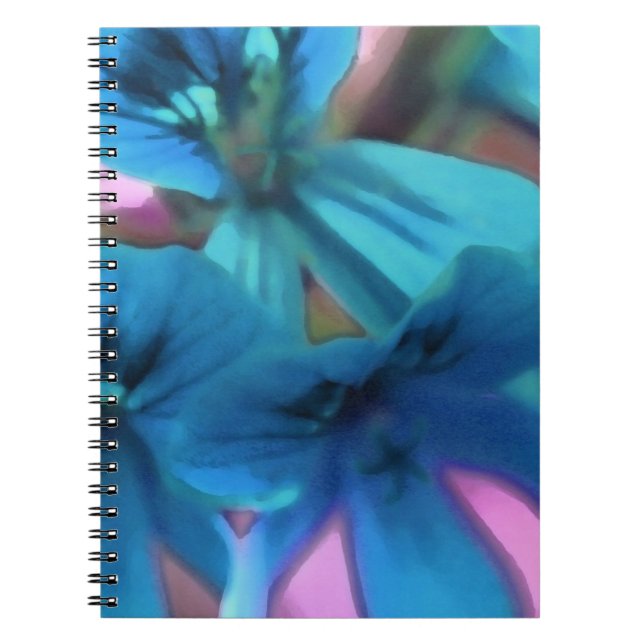 Cuaderno Geranio azul (Frente)