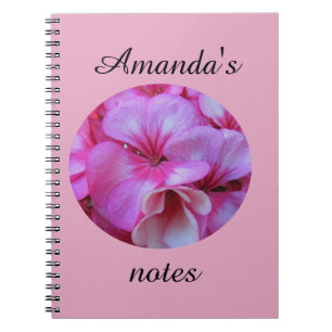 Cuaderno Geranio rosa