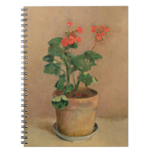 Cuaderno Geranios en un pote, c.1905 (aceite en lona)