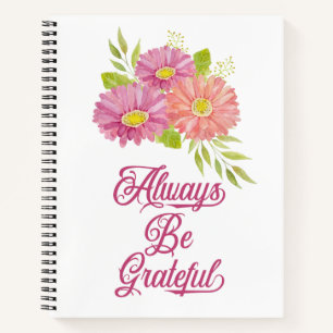 Cuaderno Gerbera Daisies Grfatídico Journal
