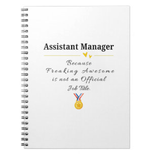 Cuaderno Gerente Asistente
