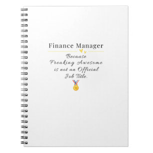 Cuaderno Gerente de finanzas