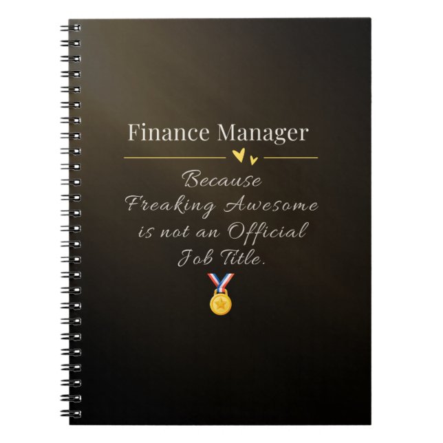 Cuaderno Gerente de Finanzas  (Frente)