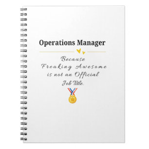 Cuaderno Gerente de Operaciones