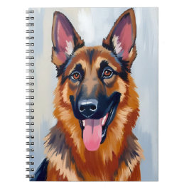 Cuaderno German Shepherd | Dog Watercolor Pet