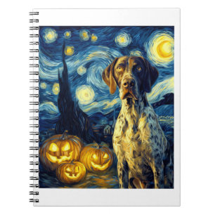 Cuaderno German Shorthaired Pointer 1 Perro Lindo Halloween