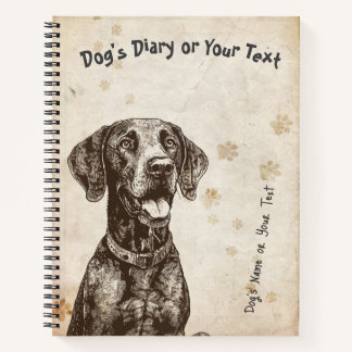 Cuaderno German Shorthaired Pointer's Diary
