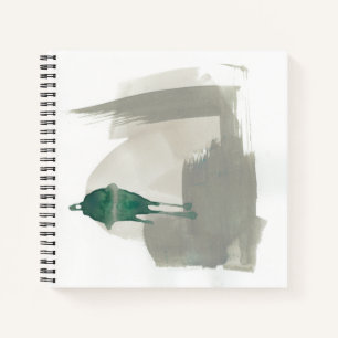 Cuaderno Gestos de tierra - Gris y verde