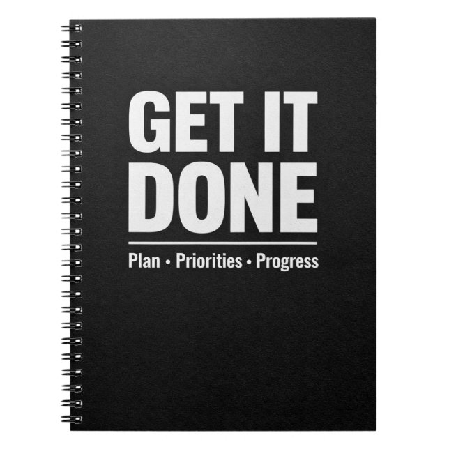 Cuaderno Get It Done Productivity Journal (Frente)