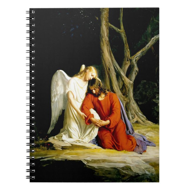 Cuaderno Gethsemane de Carl Bloch. Regalo cristiano (Frente)