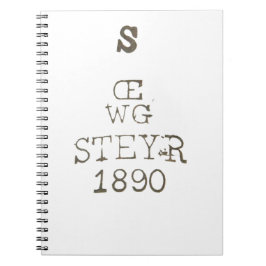Cuaderno Gewehr Steyr de Austria alemana de la Primera Guer