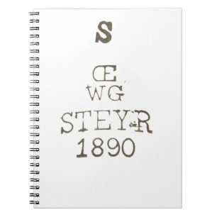 Cuaderno Gewehr Steyr de Austria alemana de la Primera Guer