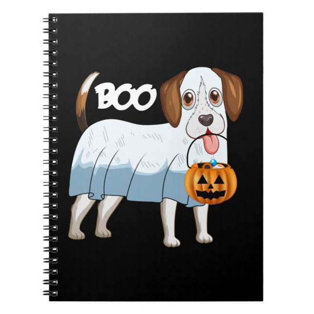 Cuaderno Ghost Beagle Halloween Dog (Frente)