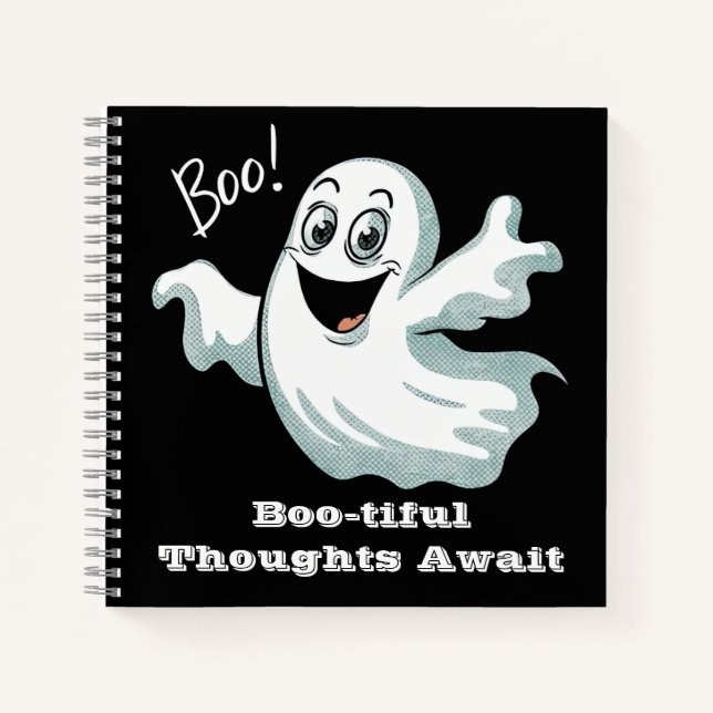 Cuaderno Ghost Cute Happy (Anverso)