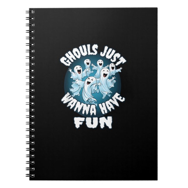 Cuaderno Ghouls solo quiere divertirse con Sloth Halloween (Frente)