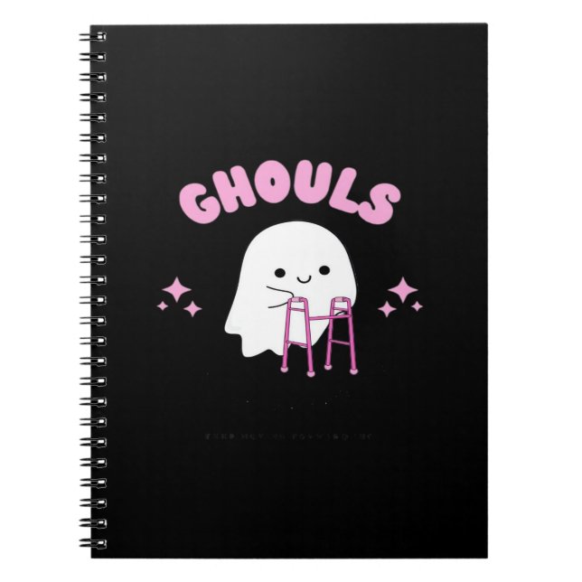 Cuaderno Ghouls solo quiere divertirse, divertida y espuma (Frente)
