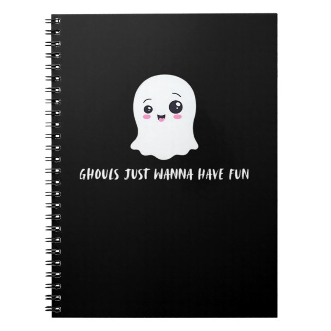 Cuaderno Ghouls solo quiere divertirse en otoño (Frente)