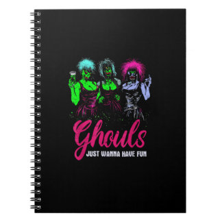 Cuaderno Ghouls solo quiere divertirse - Funny Vintage Hall