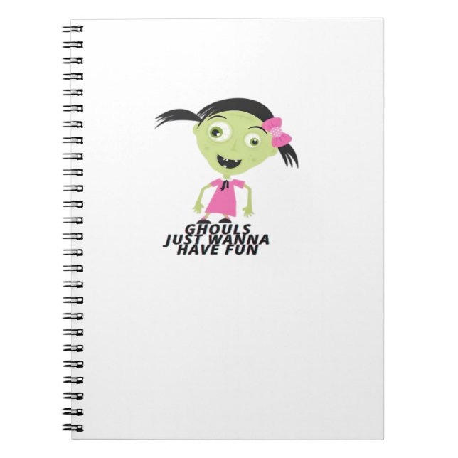 Cuaderno Ghouls solo quiere tener una cita graciosa (Frente)