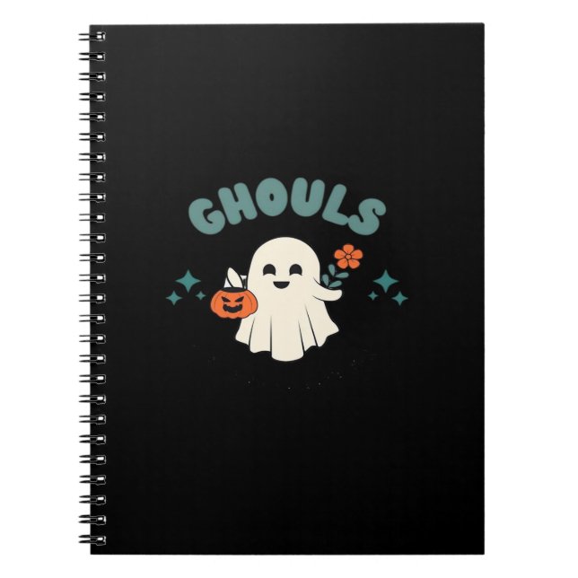 Cuaderno Ghouls solo quieren divertirse con el arte de Hall (Frente)