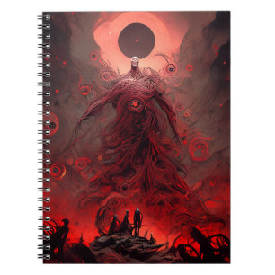 Cuaderno Giant Demon Creature Oscuro Horror