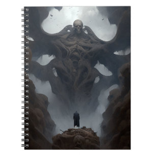 Cuaderno Giant Demon Creature Oscuro Horror