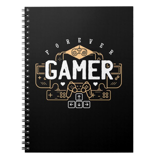 Cuaderno Gift de jugador | Forever Gamer (Frente)