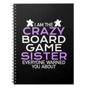 Cuaderno Gift de jugador   Soy La Loca Hermana Gamer